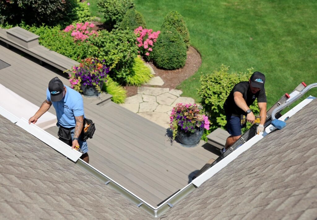 gutter guard installation
