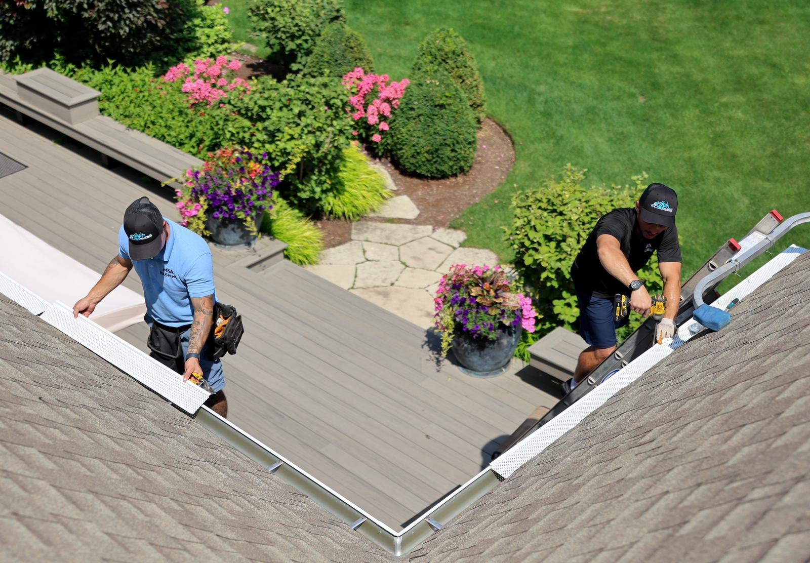 gutter guard installation