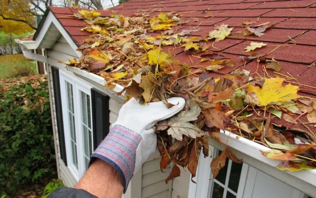 clogged gutters